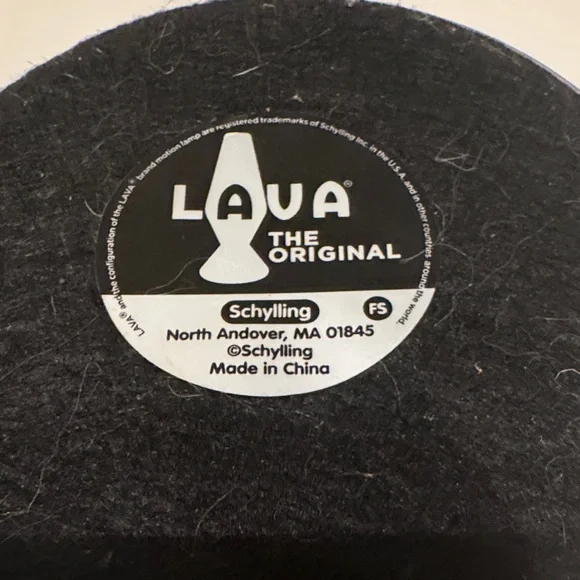 Silver and Blue Lava Lamp - Picture 9 of 9